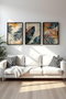 Wallity Pintura Decorativa en MDF con Marco (3 Piezas) 50 x 70 cm